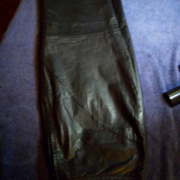 GREG ADAMS Dresses & Skirts - Greg Adams leather button up skirt